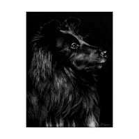 Zaštitni znak likovne umjetnosti' pseća grebalica VI ' platnena Umjetnost Julie T. Chapman