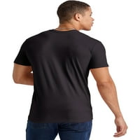 Hanes originali Muška pamučna džepna majica Black XL