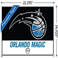 Orlando Magic - Logo zidni poster sa pućimpinima, 14.725 22.375