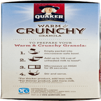 Quaker toplo i hrskava brusnica badem granola 14. oz. Kutija