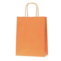Bundeve narandžaste poklon torbe: rasute srednje poklon torbe sa ručkom. Odlično za poklone za Noć vještica, uslugu praznične zabave, trikove ili poslastice, poslastice i posebne prilike