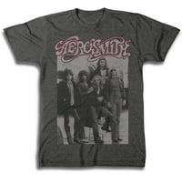 Aerosmith Muška Vintage Band Photo kratka majica s rukavima sa Aerosmithom, do veličine 2XL