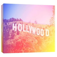 Slike, Hollywood Sign, 20x16, ukrasna platna Zidna umjetnost