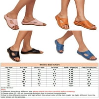 Colisha Ženske Sandale Na Klin Ljetne Cipele Na Plaži Cipele Na Platformi Ženske Vintage Ravne Sandale