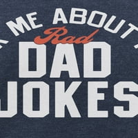 Dan očeva Tata Jokes & Grillin muške kratke rukave grafički T-Shirt, 2-Pack