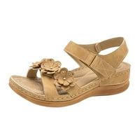 Jtckarpu sandale sa Sandalom za žene ljetne Ležerne sandale od Fau kože cipele za hodanje