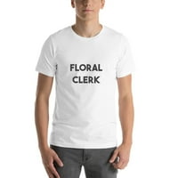 2XL Floral Clerk Bold T Shirt kratki rukav pamučna majica Undefined Gifts