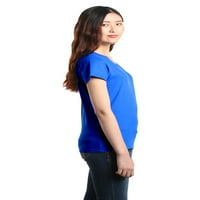 Shop4Ever ženska kanadska Bijela lista ponosna kanadska Zastava grafička majica XX-velika Kraljevsko plava