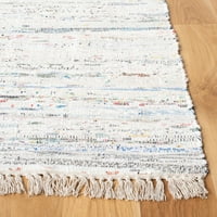 Rag Robynne Striped pamučni tepih za trkač, bjelokosti multi, 2'3 5 '