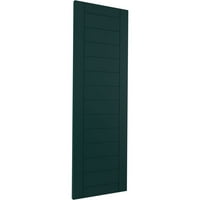 Ekena Millwork 12 W 31 H True Fit PVC horizontalna letvica uokvirena u modernom stilu fiksna roletna, termo zelena