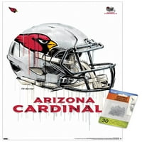 Arizona Cardinals-kap po kap šlem zidni Poster sa potisnim iglama, 14.725 22.375