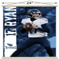 Tennessee Titans - Ryan Tannehill zidni poster sa magnetnim okvirom, 22.375 34