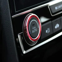 iJDMTOY crveni anodizirani aluminijum AC prsten za kontrolu klime pokriva za -up 10th Gen Honda Civic