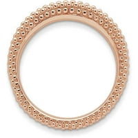 Sterling srebrni ružičasti prsten