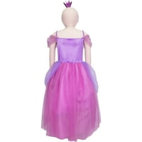 Djevojke očaravajući princeza Fancy Dress Halloween kostim, ljubičasta, srednji, način da slave