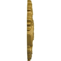 Ekena Millwork 3 4 od 3 8 p Plymouth plafon medaljon , Ručno obojene faraona zlato
