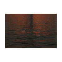 Zaštitni znak Likovna umjetnost 'Sunset Reflections Ripple' platno umjetnost Kurt Shaffer fotografije