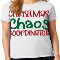 Grafička Amerika Svečani odmor Božićni CHAO koordinator citira žensku grafičku majicu