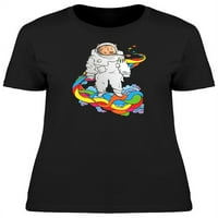 Rainbow astronaut medvjed crtane majice - Mjerama - Shutterstock, ženska XX-velika