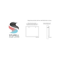Stupell Industries Flower latice apstrakciju Sažetak slika Galerija zamotana platna Print Wall Art