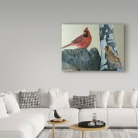 Zaštitni znak likovne umjetnosti' dva kardinala ' platnena Umjetnost Rustyja Frentnera