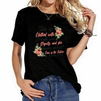 Hrišćanska Biblija Stih Citat Ruža Cvijet Izreke 31: T-Shirt