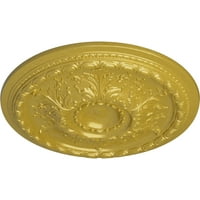 28 od 3 4 P Stockport plafonski medaljon , ručno oslikano bogato zlato