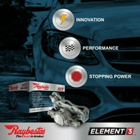 Raybestos Element Novi pozlaćeni čeljusti, stražnji lijevi, za odabir modela Mazda, FRC12839N