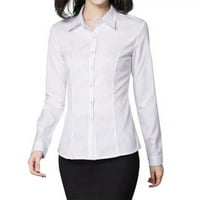 Ženska košulja Dugi rukav tanka uska košulja izbor više veličina velika višestruka ženska bluza plus veličina