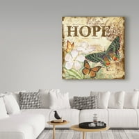 Zaštitni znak likovne umjetnosti Inspirational leptiri nadam se platno umjetnost jean pljoce