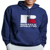 Russell Athletic Muška Dri-Power Ikonična lučna grafička dukserica od flisa