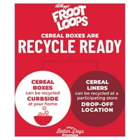Kellogg's Froot Loops Original Cold Breakfast Cereal, 14. oz